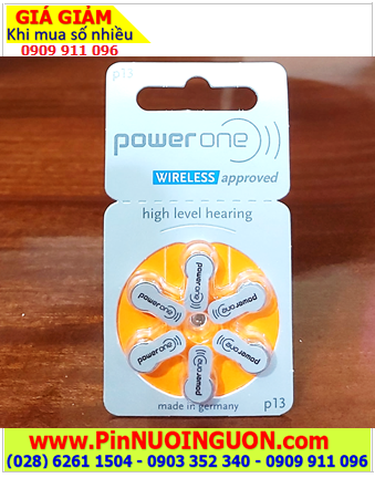 Pin máy trợ thính PowerOne PR48 /Pin số 13 _Pin máy điếc PowerOne PR48/13 chính hãng /X.xứ Đức